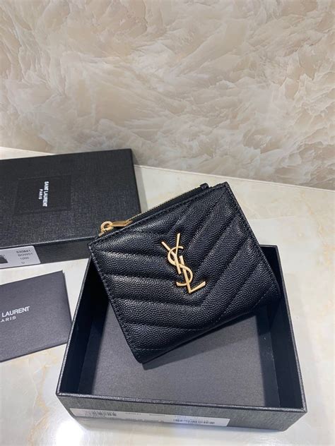 ysl small coin purse|YSL monogram wallet price.